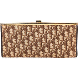 Christian Dior Oblique Trotter Monogram Canvas Frame Clutch