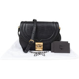 MCM Visetos Monogram Embossed Leather Patricia Saddle Crossbody Bag