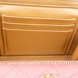 Chanel Quilted Lambskin CC Vanity Adjustable Chain Crossbody Bag