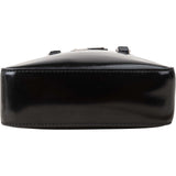 Prada Brushed Patent Leather Mini Tote Crossbody Handbag