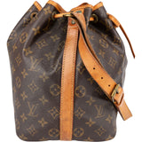 Louis Vuitton Monogram Canvas Sac Noé Petit Shoulder Bag