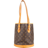 Louis Vuitton Monogram Canvas Bucket PM Shoulder Bag