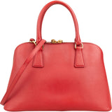 Prada Red Saffiano Leather Promenade Handbag