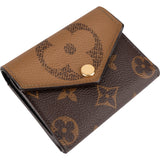 Louis Vuitton Monogram Giant Reverse Canvas Zoe Small Wallet