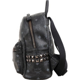 MCM Monogram Visetos Stark Studded Mini Backpack