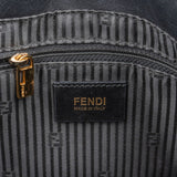 Fendi Black Leather Mamma Baguette Shoulder Bag