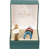 Gucci Gold Tone Change Bezel 11/12.2 Watch