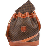 Celine Macadam Monogram Bucket Shoulder Bag
