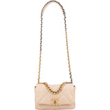 Chanel 19 Quilted Lambskin Single Flap Crossbody Bag