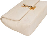 Yves Saint Laurent Quilted Cotton Loulou Shoulder Bag