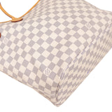 [🔄️B07 / F20] Louis Vuitton Monogram Damier Azur Canvas Neverfull MM Shoulder Bag - vintageandkickz