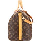 Louis Vuitton Monogram Canvas Keepall 50 Bandoulière Travel Bag