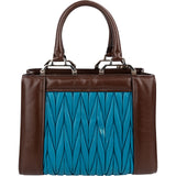 Miu Miu Matelassé Leather Tote Handbag