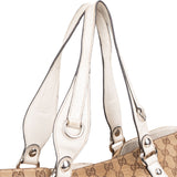 Gucci Monogram GG Canvas Abbey Horsebit Tote Shoulder Bag