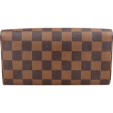 Louis Vuitton Monogram Damier Ebene Sarah Wallet