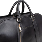 Louis Vuitton Noir Leather Bequia Sac De Voyage 50 Travel Bag