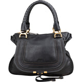 Chloé Grained Calfskin Leather Marcie Handbag