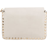Valentino Garavani Grained Calfskin Rockstud Flap Crossbody Bag