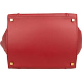 Celine Drummed Calfskin Phantom Handbag