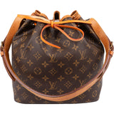 Louis Vuitton Monogram Canvas Sac Noé Petit Shoulder Bag