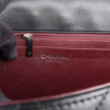 Chanel Quilted Lambskin Palladium Maxi Single Flap Crossbody Bag