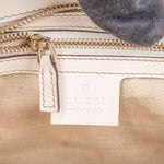 Gucci Monogram GG Canvas Sherry Line White Tote Shoulder Bag - vintageandkickz