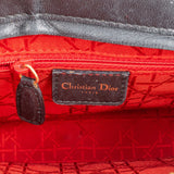 Christian Dior Noir Quilted Lambskin Medium Lady Dior Handbag
