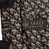 Gucci Allover Camel Pattern Silk Tie Krawatte