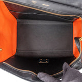 Celine Tricolor Suede Leather Trapeze Handbag