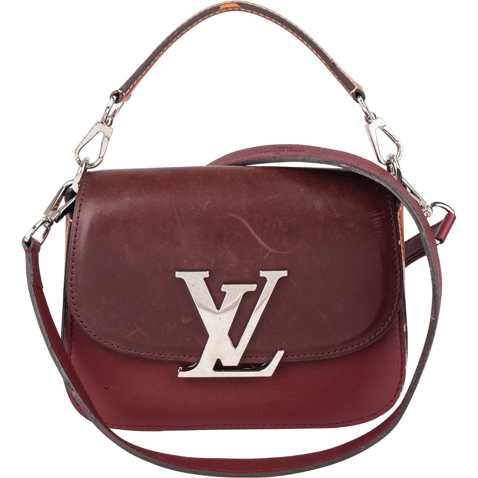 [🔄️B06 / F48] Louis Vuitton Canvas Monogram Calfskin Twist PM Handbag - vintageandkickz