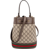 Gucci Monogram GG Supreme Ophidia Bucket Crossbody Bag