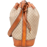 Celine Macadam Monogram Drawstring Bucket Shoulder Bag