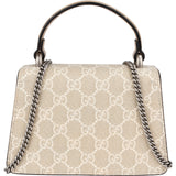 Gucci Monogram GG Supreme Dionysus Super Mini Top Handle Kelly Handbag