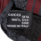 Gucci Striped Pattern Silk Tie Krawatte