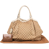 Gucci Monogram GG Canvas Sukey Hobo Handbag