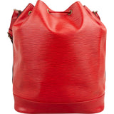 Louis Vuitton Red Epi Leather Sac Noé Grande Shoulder Bag