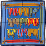 Hermès Les Sangles Silk 45 Scarf Tuch