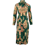 Gucci Green Floral Print Summer Dress (IT42)