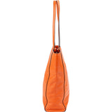 Miu Miu Orange Soft Calfskin Tote Shoulder Bag