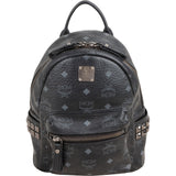 MCM Monogram Visetos Stark Studded Mini Backpack