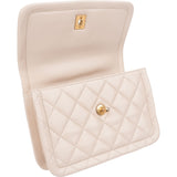 Chanel Quilted Lambskin Small Single Flap Crossbody Handbag