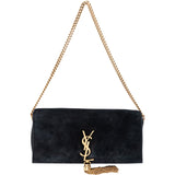 Saint Laurent Suede Kate Tassel Chain Shoulder Bag