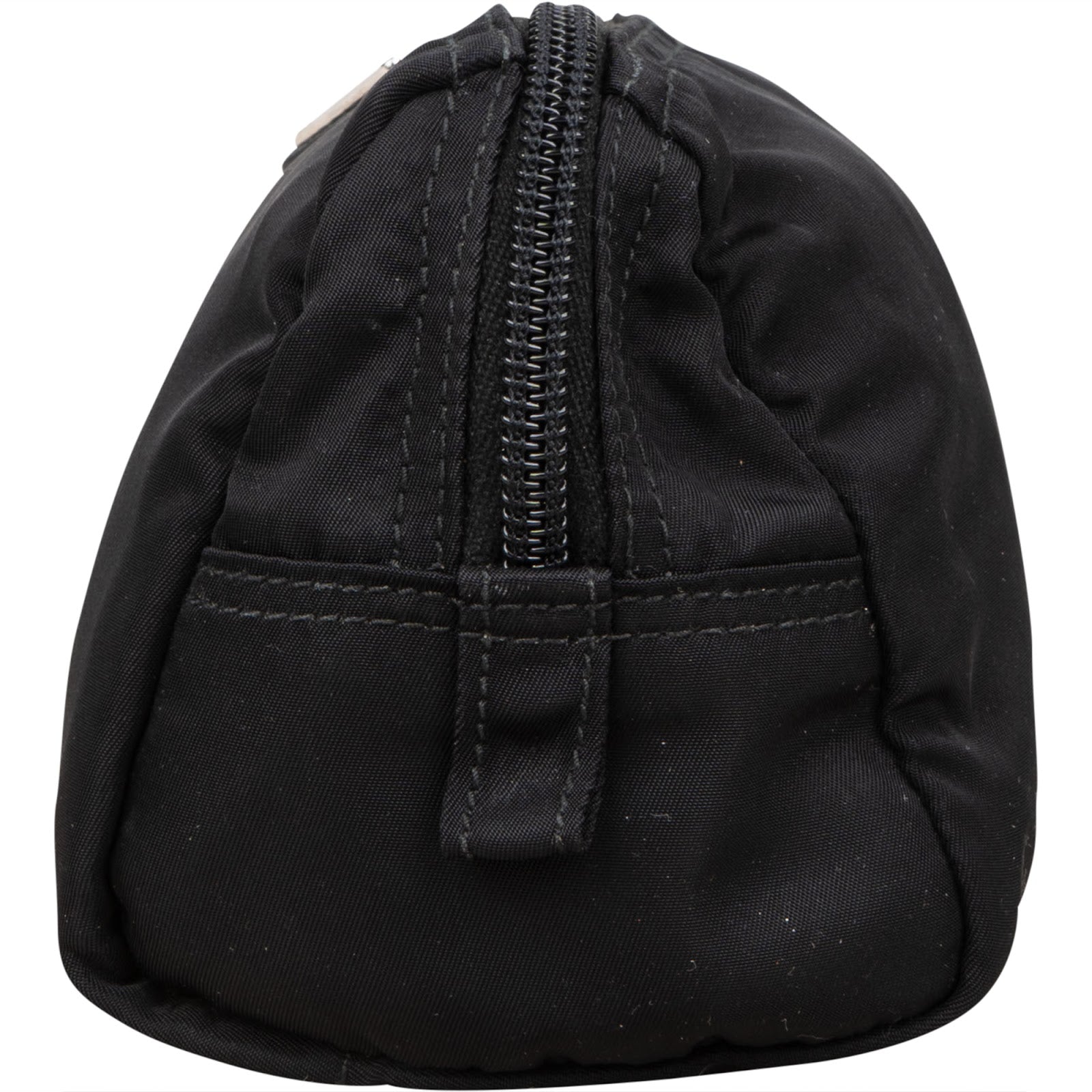 Prada Nylon Triangle Cosmetic Pouch - vintageandkickz