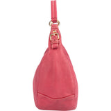 Prada Pink Leather Hobo Shoulder Bag