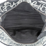 Balenciaga Graffiti Print Leather Neo Cagole City Handbag