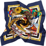 Hermès New Orleans Creole Jazz Silk Carre 90 Scarf Tuch