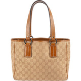 Gucci Monogram GG Canvas and Perforated Leather Small Handbag