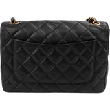 Chanel Quilted Lambskin 24K Gold Single Flap Shoulder Bag