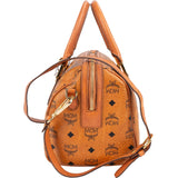MCM Monogram Visetos Heritage Boston Handbag