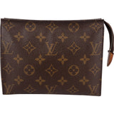 Louis Vuitton Canvas Monogram Poche Toilette 19 Clutch